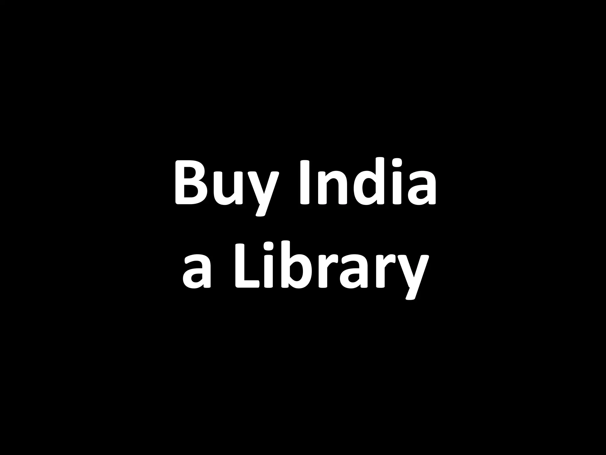 Buy India
a Library
