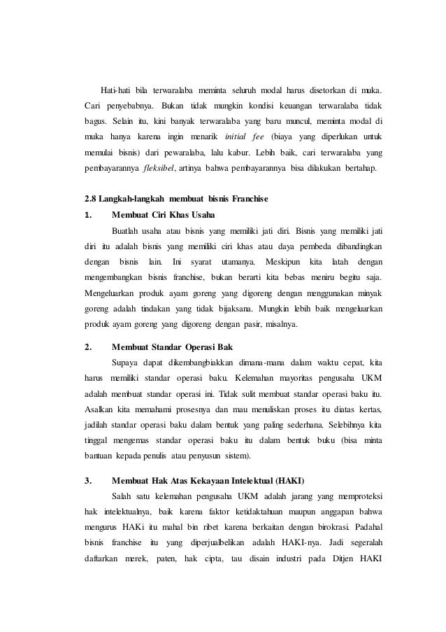 Makalah Franchise Final Edition