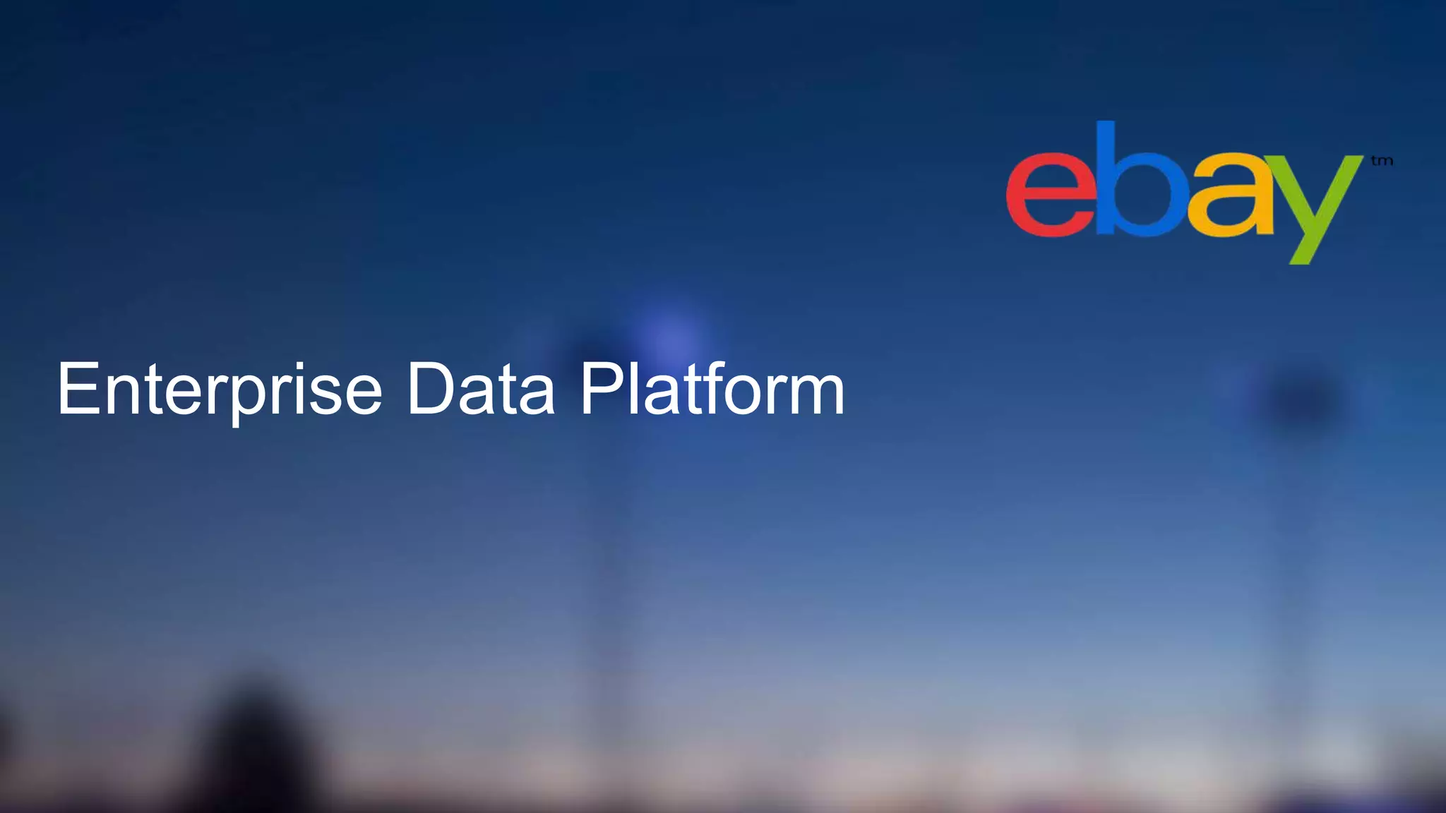 Enterprise Data Platform
 