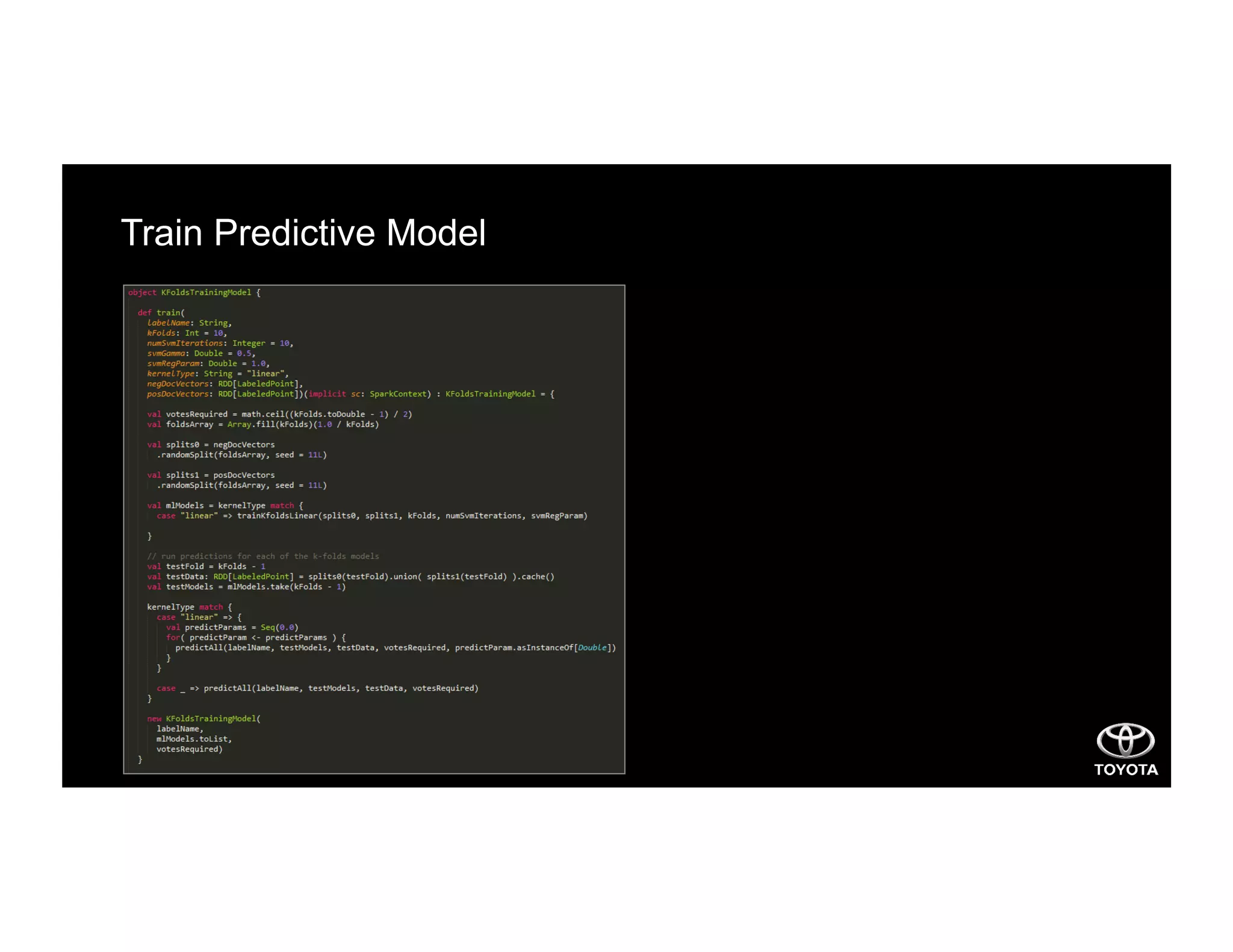 Train Predictive Model
 
