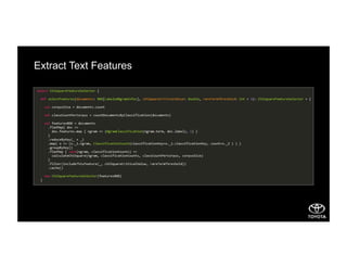 Extract Text Features
 