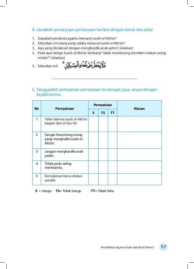 Kunci Jawaban Pendidikan Agama Islam Dan Budi Pekerti Kelas 5 Halaman
