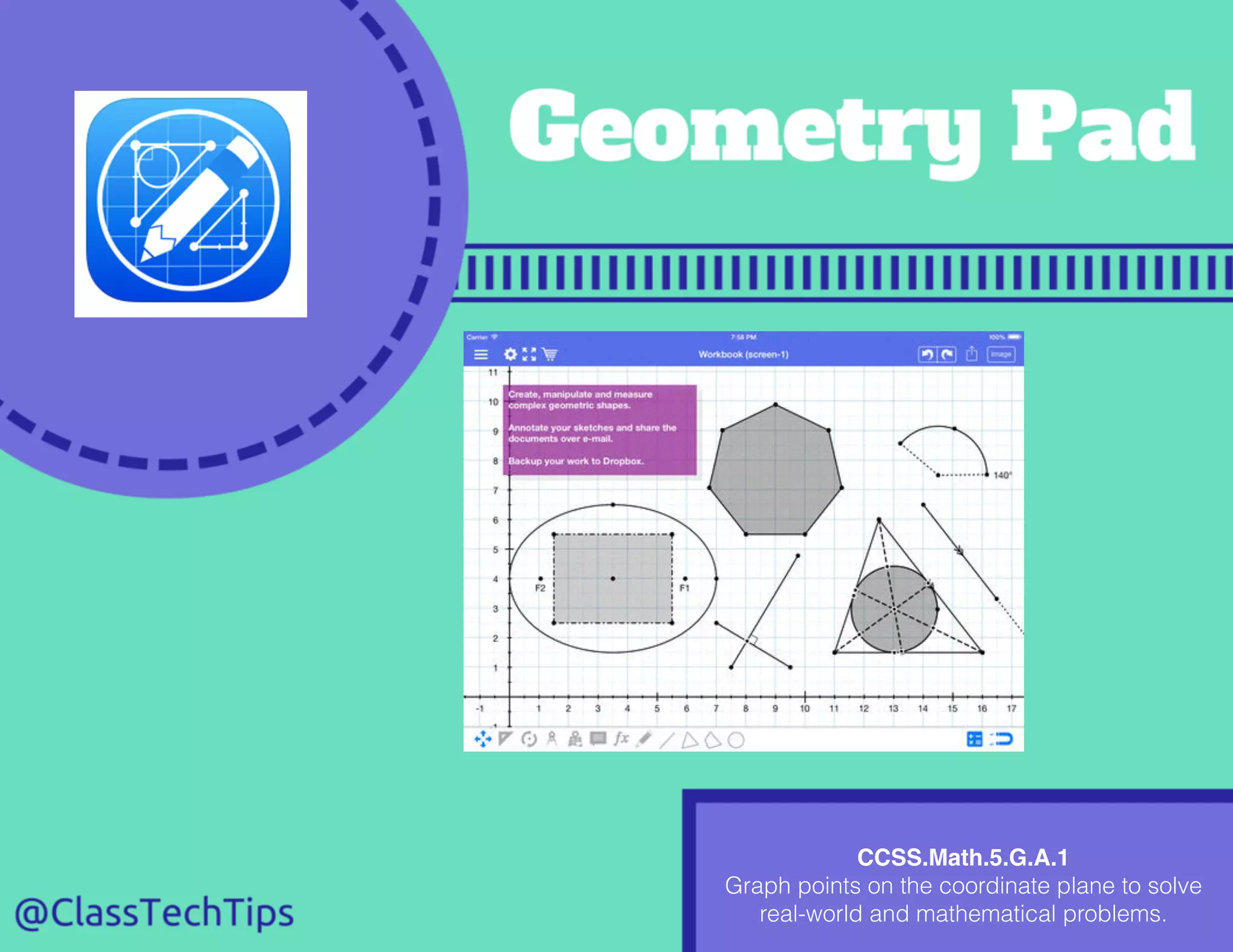 CCSS.Math.5.G.A.1
Graph points on the coordinate plane to solve
real-world and mathematical problems.
 