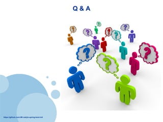 https://github.com/JM-Lab/jm-spring-boot-init
Q & A
 
