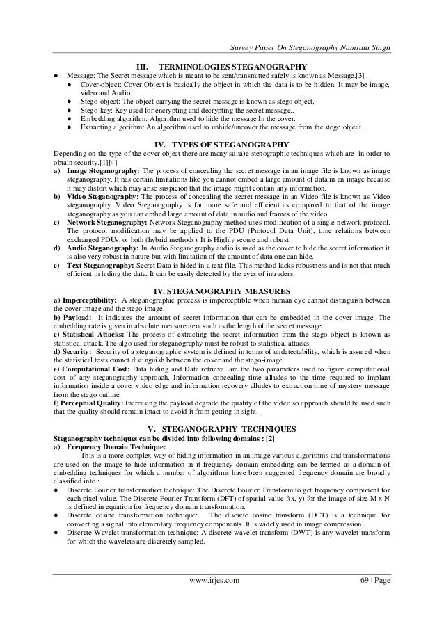 Steganography thesis pdf image