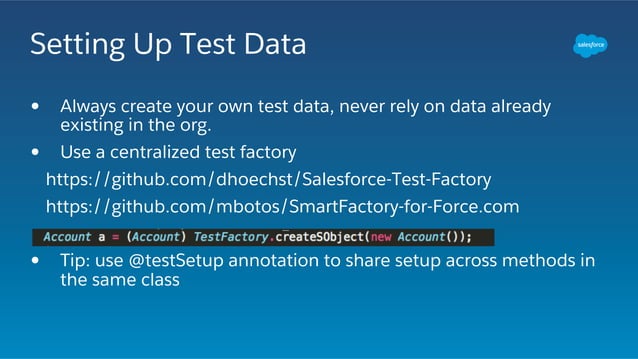 Apex Testing Best Practices | PDF
