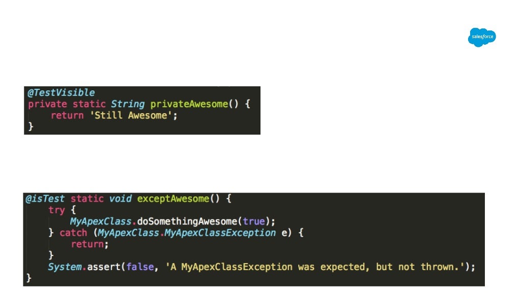 Apex Testing Best Practices