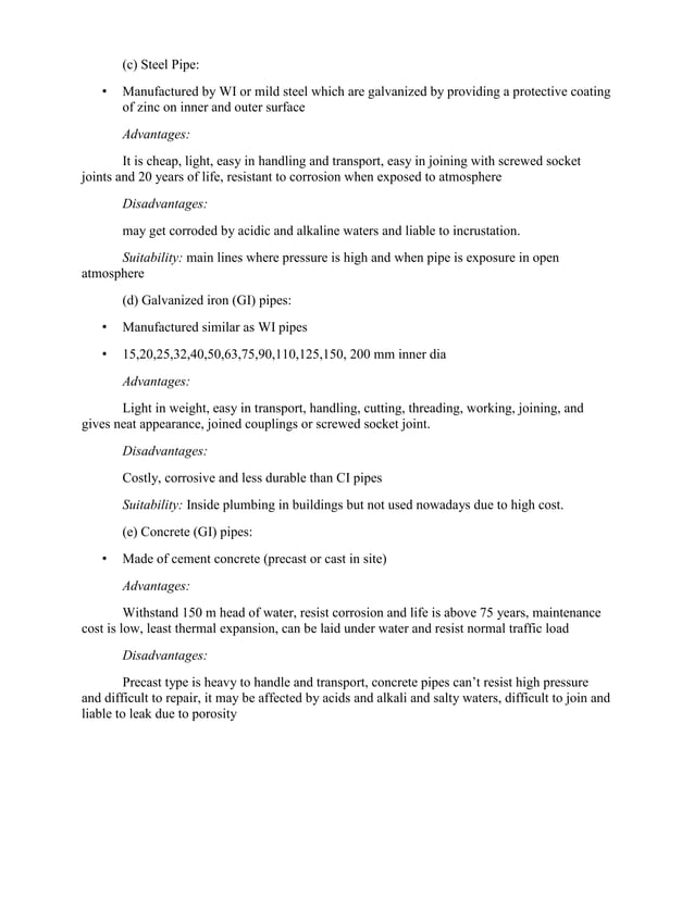 Chapter 7 Conveyance Of Water Pdf