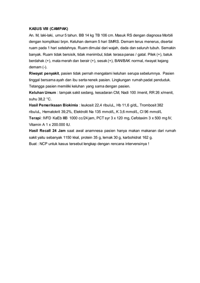 Studi Kasus Malaria Dan Campak PDF studi-kasus-malaria-dan-campak-pdf