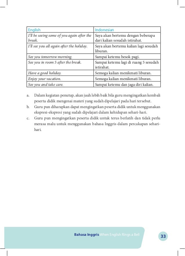 Buku Bahasa Inggris Guru Smp Kelas Vii When English Rings A B Buku Bahasa Inggris Guru Smp Kelas Vii When English Rings A B