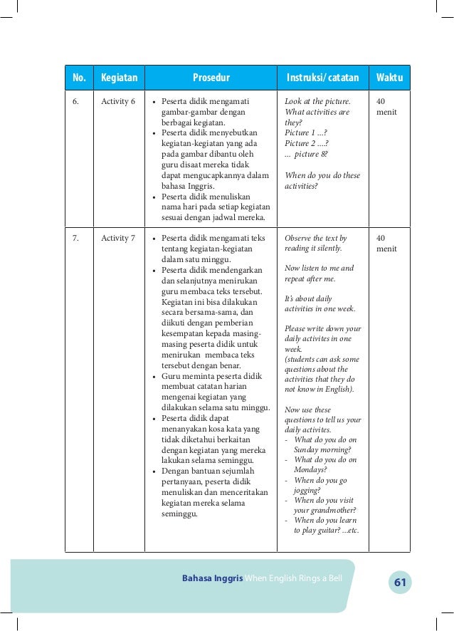 Buku Guru Bahasa Inggris Kelas Vii Smp Kurikulum 2013
