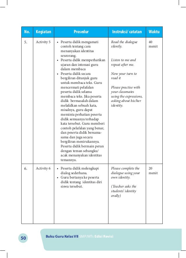 Buku bahasa inggris K13 kls VII