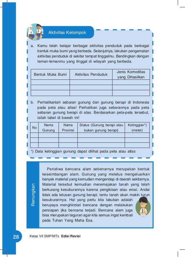 Buku Siswa Ips Kelas Vii Smp Kurikulum 2013