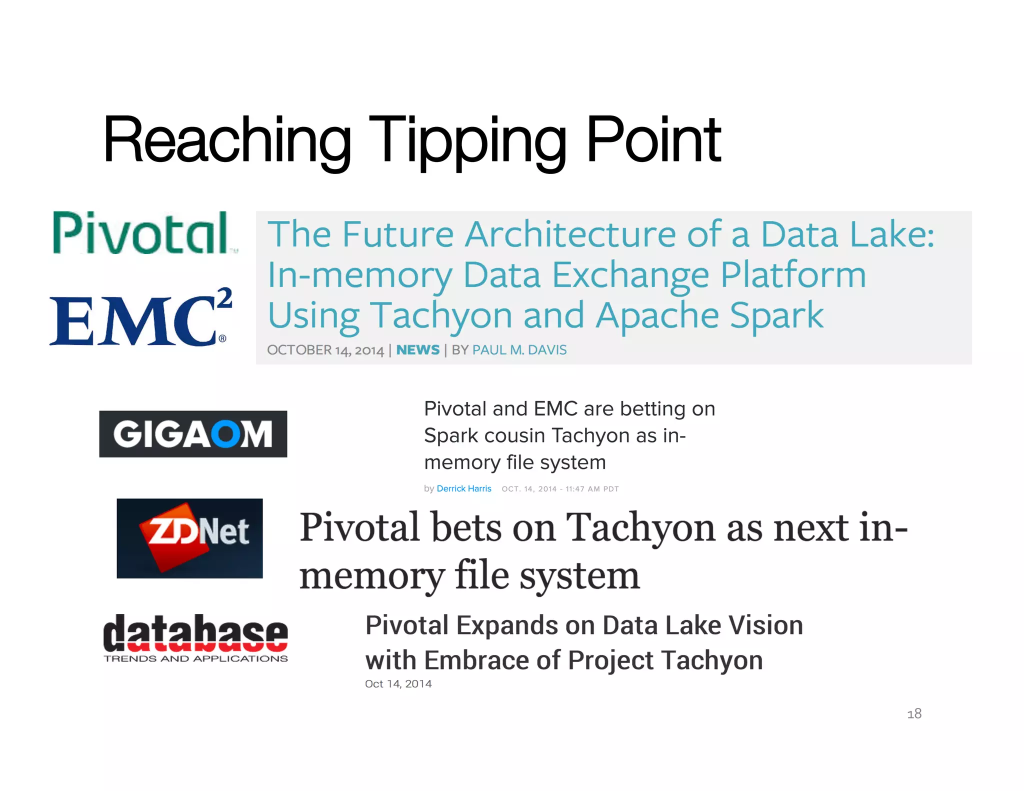 Reaching Tipping Point 
18 
 