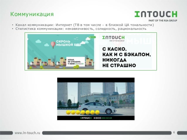 Intouch страхование осаго