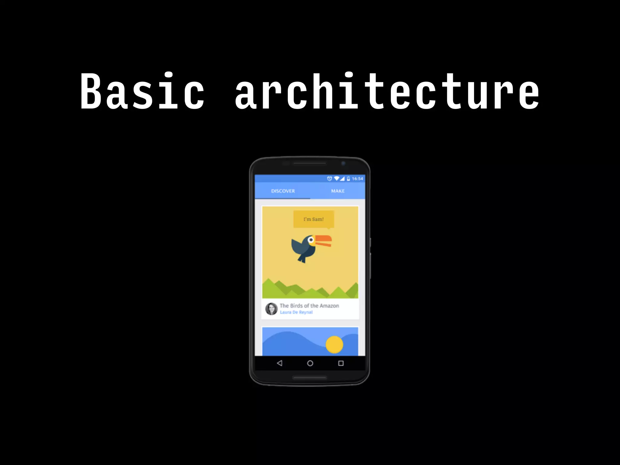 Basic architecture
 