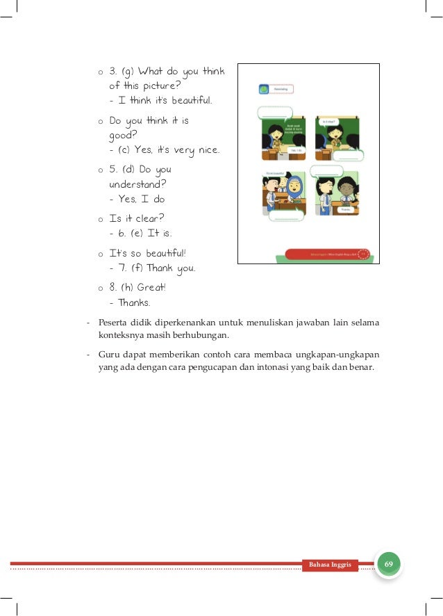 Contoh Ungkapan Petunjuk Kelas 1 Sd Sinter G