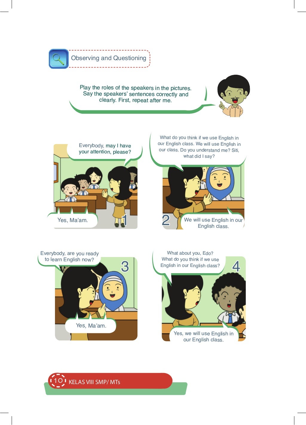 Buku bahasa Inggris kelas 8 "When English Rings a Bell