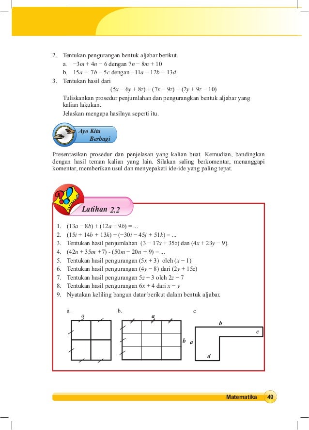 Buku Siswa Matematika Kelas Viii Smp Kurikulum 2013