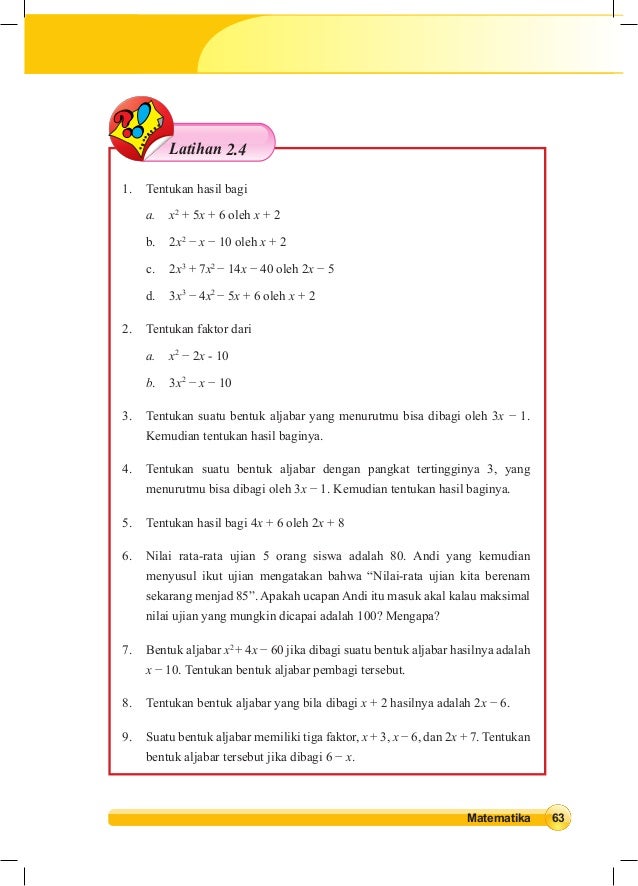 Buku Siswa Matematika Kelas Viii Smp Kurikulum 2013