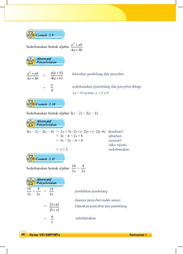Buku Siswa matematika Kelas VIII SMP Kurikulum 2013