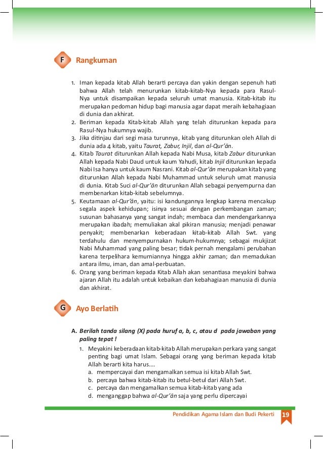 Buku Pelajaran Pai