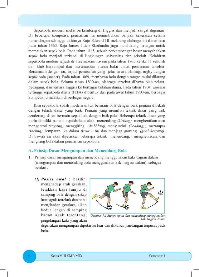 Buku Siswa Pjok Kelas Viii Smp Kurikulum 2013