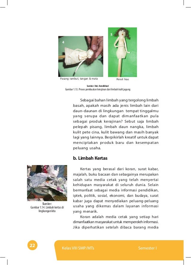 Buku Siswa Prakarya Kelas VIII SMP Kurikulum 2013