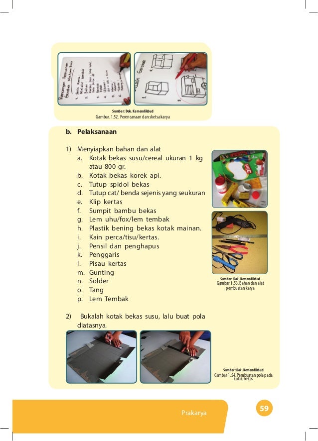 Buku Siswa Prakarya Kelas Viii Smp Kurikulum 2013 K8 Bs Semester 1 Prakarya