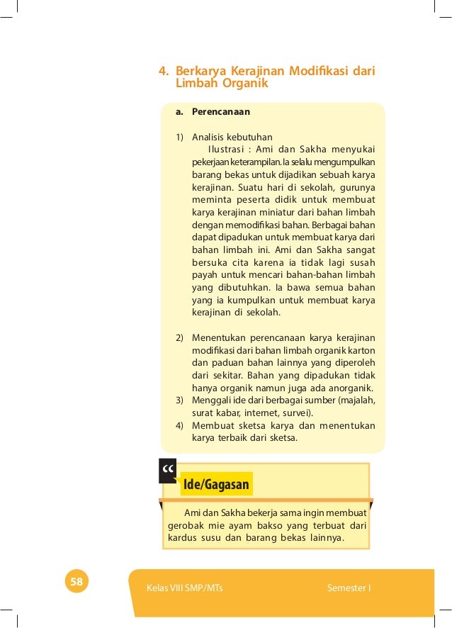 K8 Bs Semester 1 Prakarya K8 Bs Semester 1 Prakarya 40228279