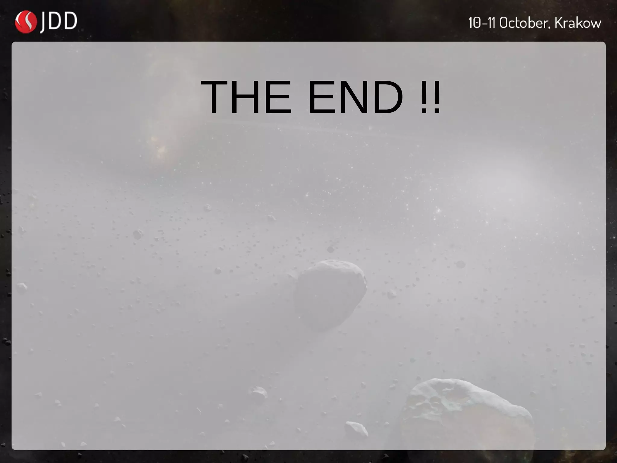THE END !!
 