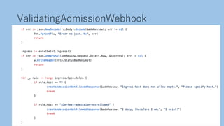 ValidatingAdmissionWebhook
 