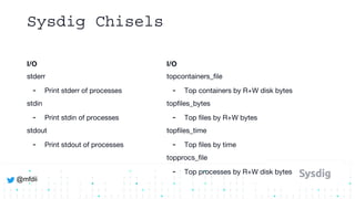 Sysdig Open Source Intro | PDF