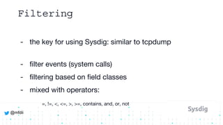 Sysdig Open Source Intro | PDF