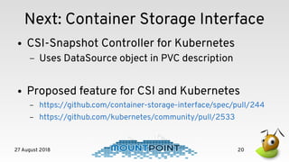 Approaches for duplicating Kubernetes Storage with Gluster | PDF