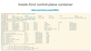 Inside Kind control-plane container
https://asciinema.org/a/348641
 