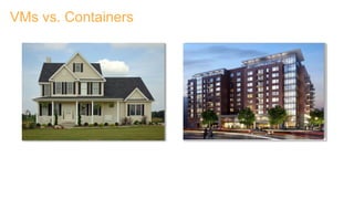 VMs vs. Containers
 