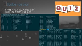  왜 다양한 서비스가 Listen하고 있는 포트가
netstat –ntlp 에서 잡히지 않는 걸까?
 