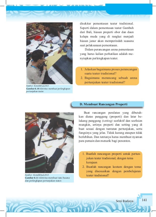 Buku Siswa Seni Budaya Kelas VIII SMP Kurikulum 2013