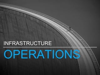 OPERATIONS
INFRASTRUCTURE
 