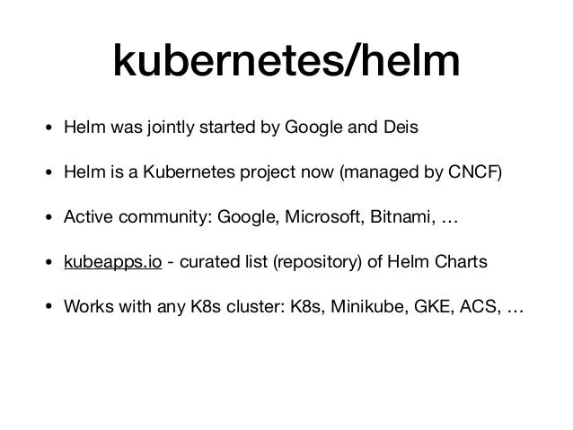 helm application deployment management for kubernetes helm charts for kubernetes