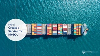 Step 5:
Create a
Service for
MySQL
 
