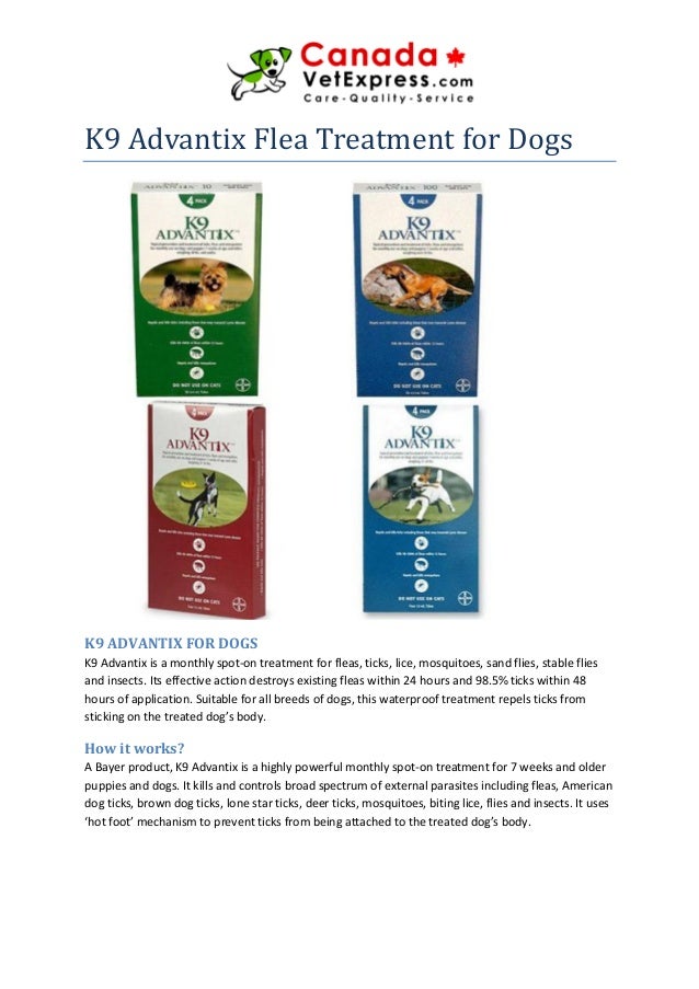 flea treatment canada