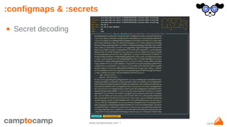 18/29www.camptocamp.com /
:configmaps & :secrets
■ Secret decoding
 