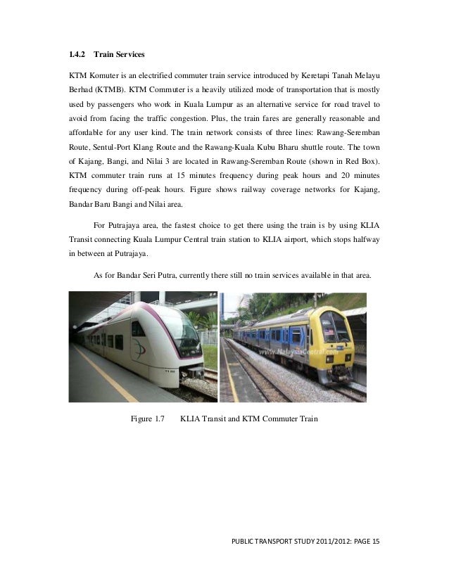 KA6564 Assignment 4 - Urban Public Transport Report