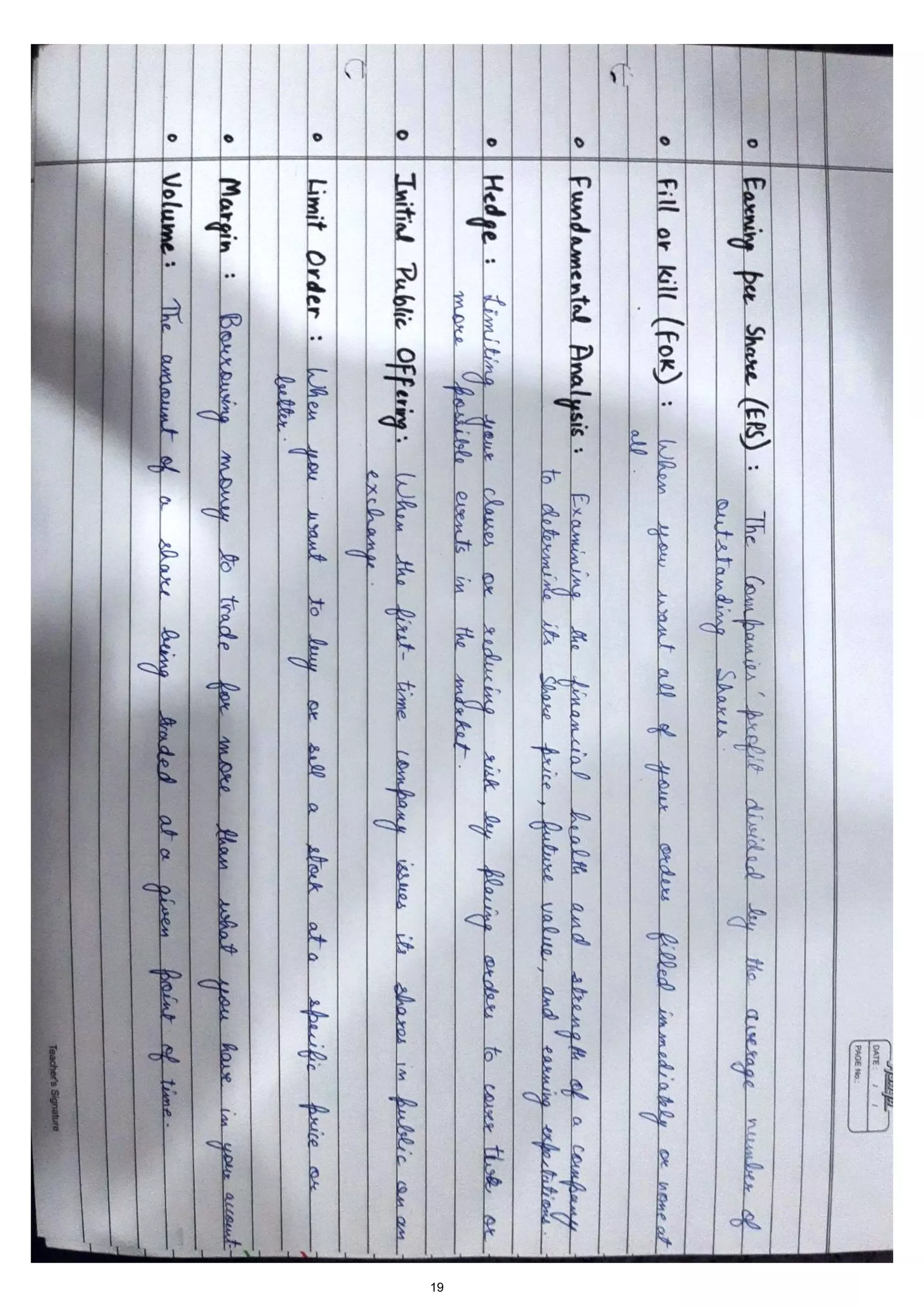 Business Studies Project Class Xii 12 On Stock Exchange Pdf