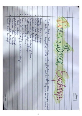 Business Studies Project Class Xii 12 On Stock Exchange Pdf