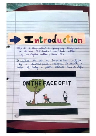 book review english project class 12