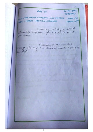 Reflective journal 4-8th week | PDF