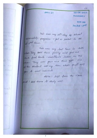 Reflective journal 4-8th week | PDF